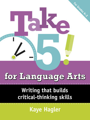 cover image of Take Five! for Language Arts